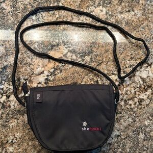 Sherpani Black Crossbody Travel Bag